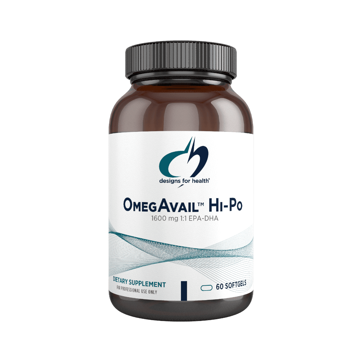Омега-3, 60 капсул, Designs For Health, OmegAvail Hi-Po