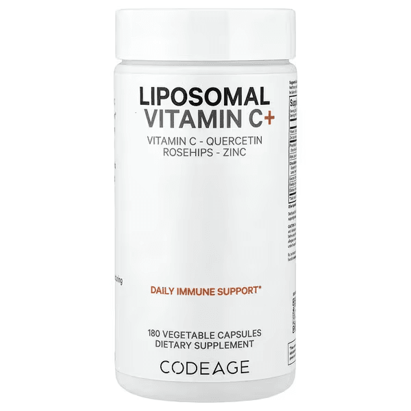Липосомальный витамин C, 180 капсул, Codeage, Vitamin C Liposomal C +