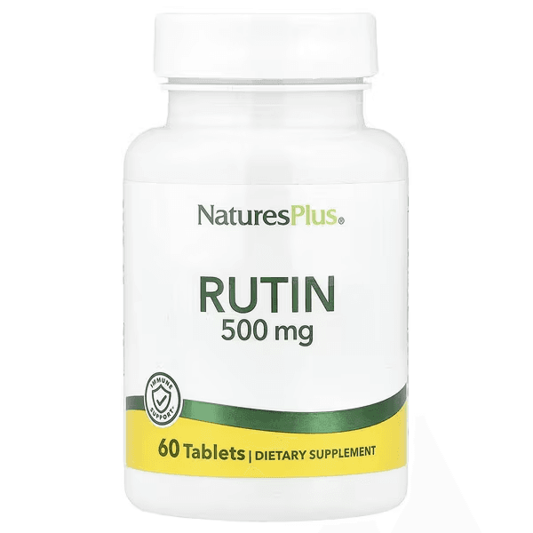 Рутин, 500 мг, 60 таблеток, Natures Plus, Rutin