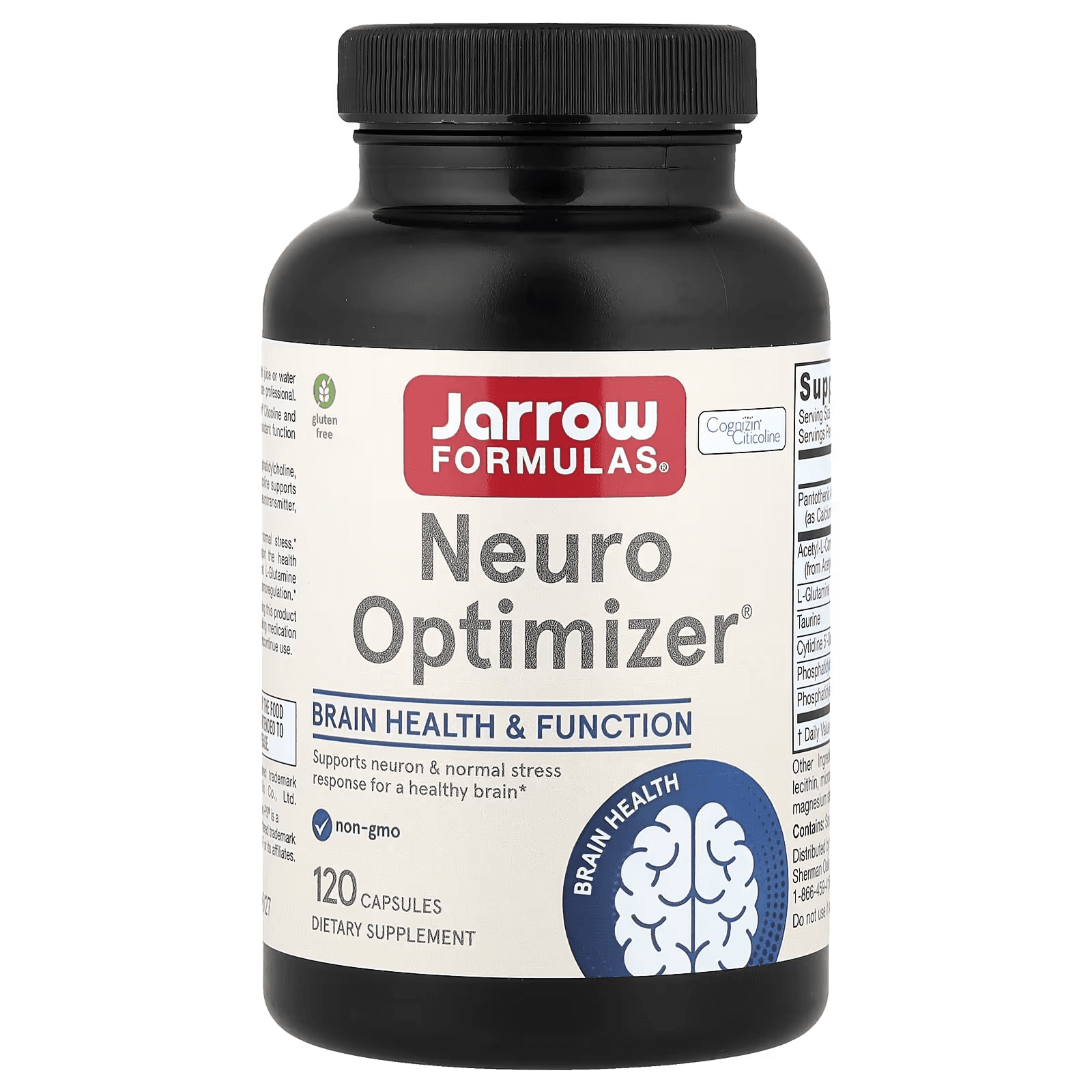 Мультивитамины для мозга, 120 капсул, Jarrow Formulas, Neuro Optimizer