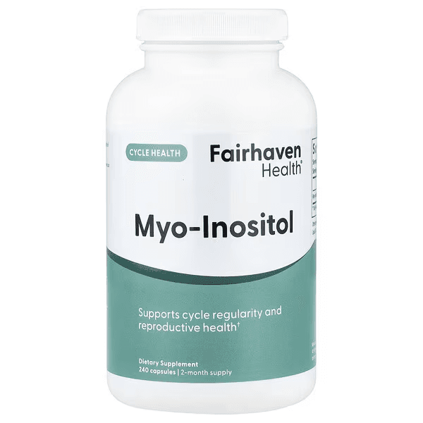 Мио-инозитол, 500 мг, 240 капсул, Fairhaven Health, Inositol Myo Inositol