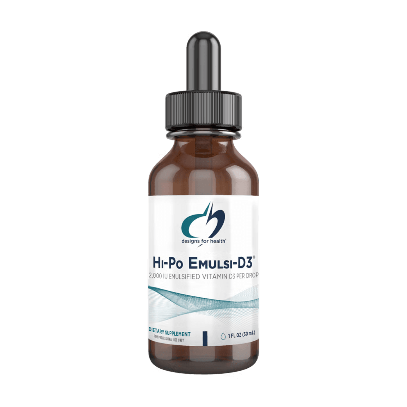 Жидкий витамин Д3, 50 мкг, 30 мл, Designs For Health, Vitamin D3 Hi-Po Emulsi-D3
