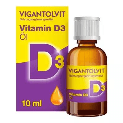 Вигантол Витамин Д3, 500 МЕ, 10 мл, Vigantol, Vitamin D3