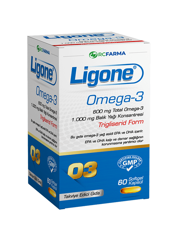 Омега-3 Ligone, 60 капсул, RCFarma, Omega-3 Ligone