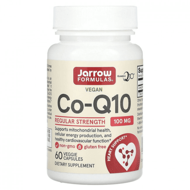 Коэнзим Q10 , 100 мг, 60 капсул, Jarrow Formulas