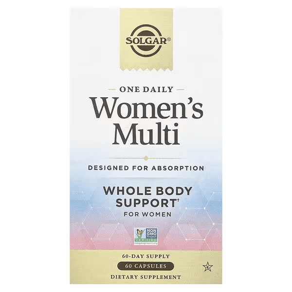 Мультивитамины для женщин, 60 капсул, Solgar, Womens Multi