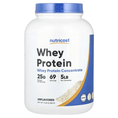 Сывороточный протеин 2268 г без вкуса  Nutricost