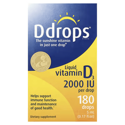 Витамин D3 2000 ед 180 капель 5 мл DDrops