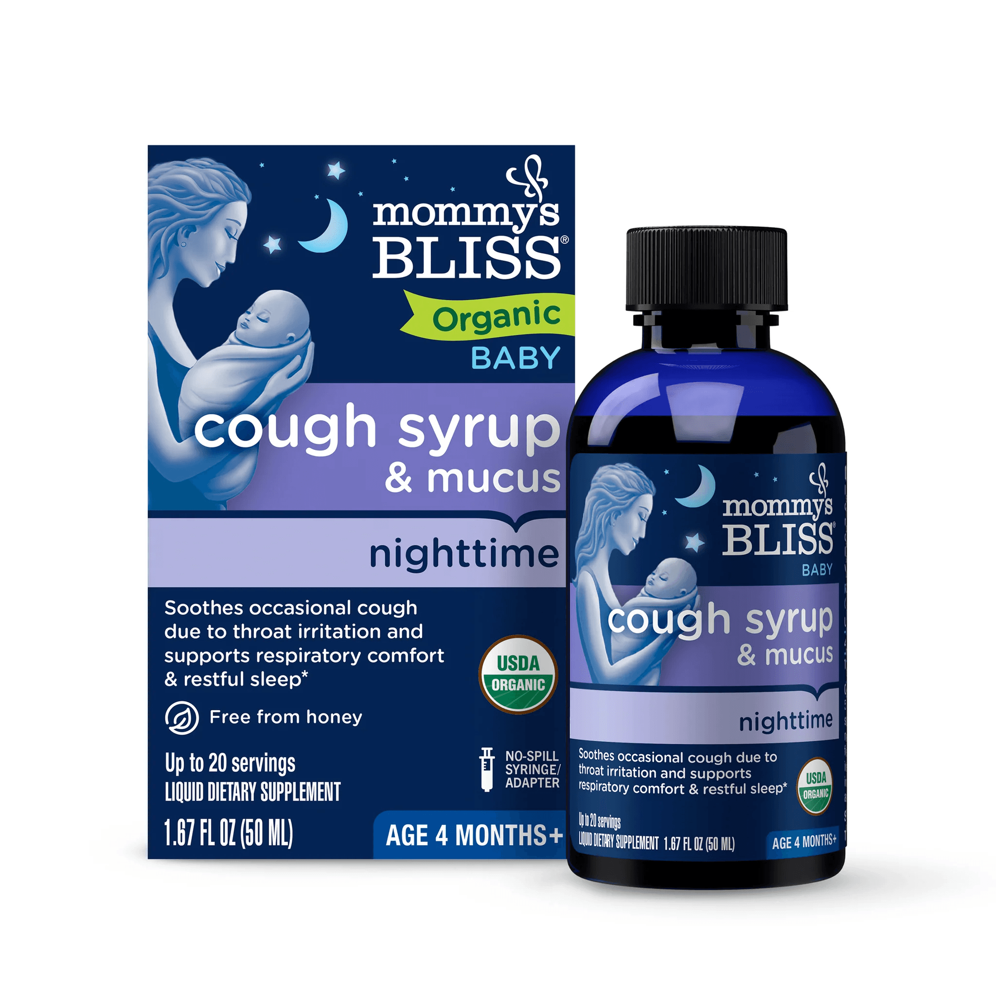 Baby Cough Syrup & Mucus Night Time Mommys Bliss