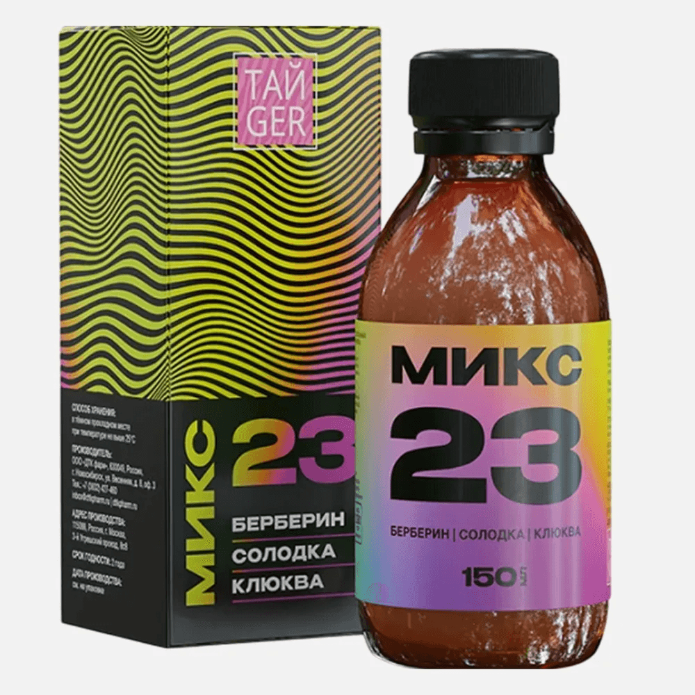 МИКС 23 Берберин Солодка Клюква ТАЙGER