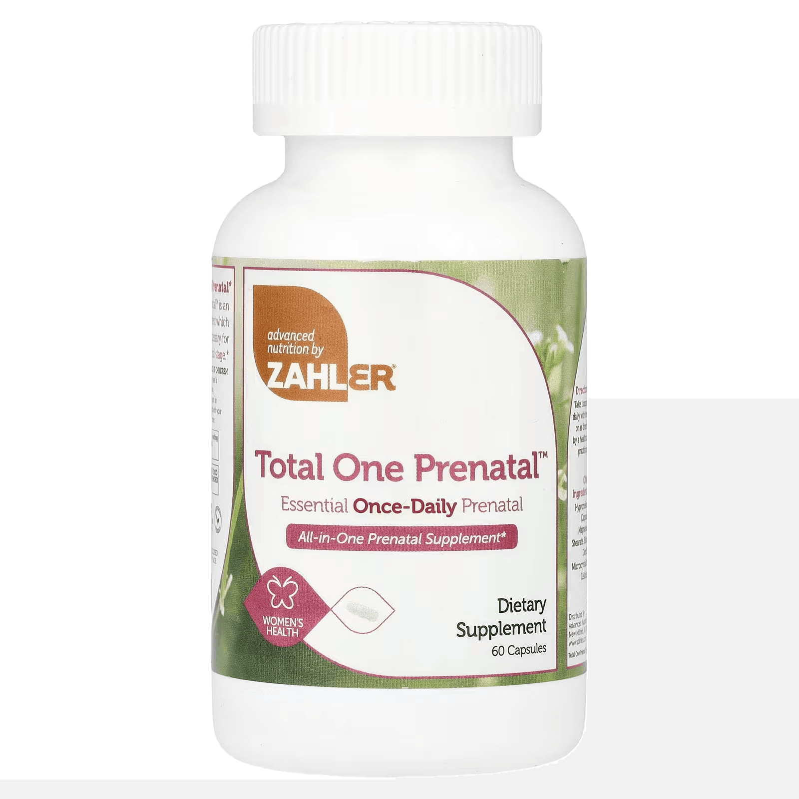 Важнейшее дородовое средство,Total One, 60 капсул, Zahler, Total One Prenatal