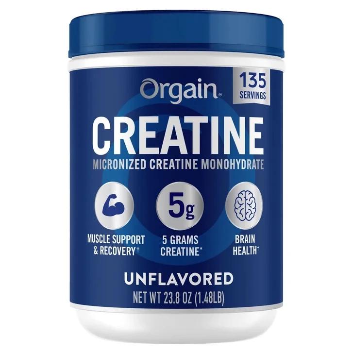 Креатин, 5 г, 675 г, Orgain, Creatine