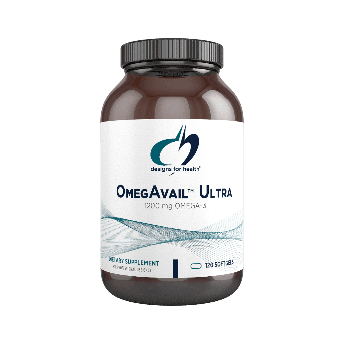 Омега-3, 120 капсул, Designs For Health, OmegAvail Ultra 1200 mg