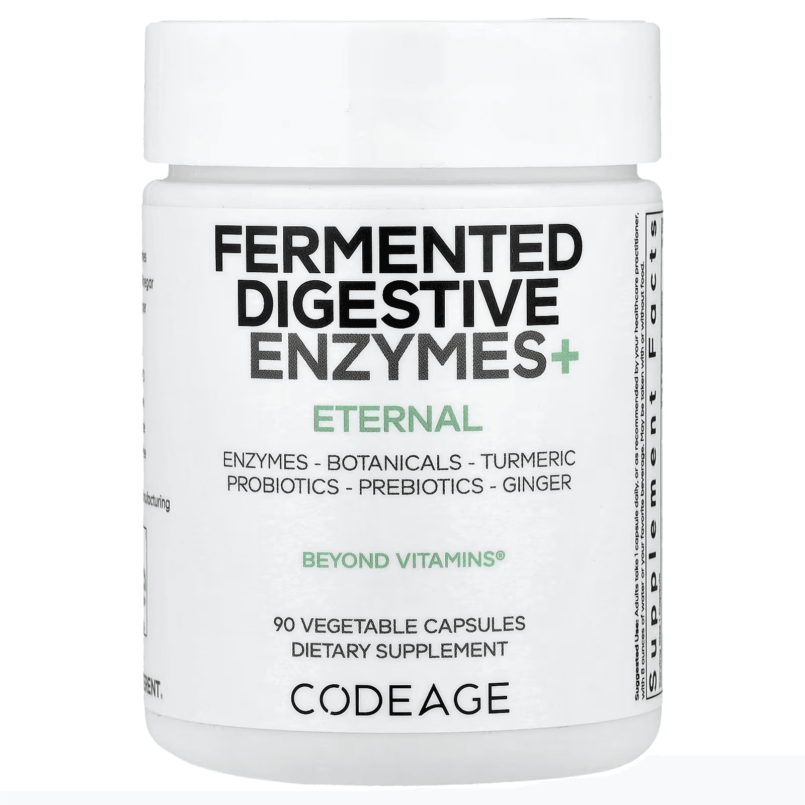 Ферментированные пищеварительные ферменты+, 90 капсул, Codeage, Fermented Digestive Enzymes