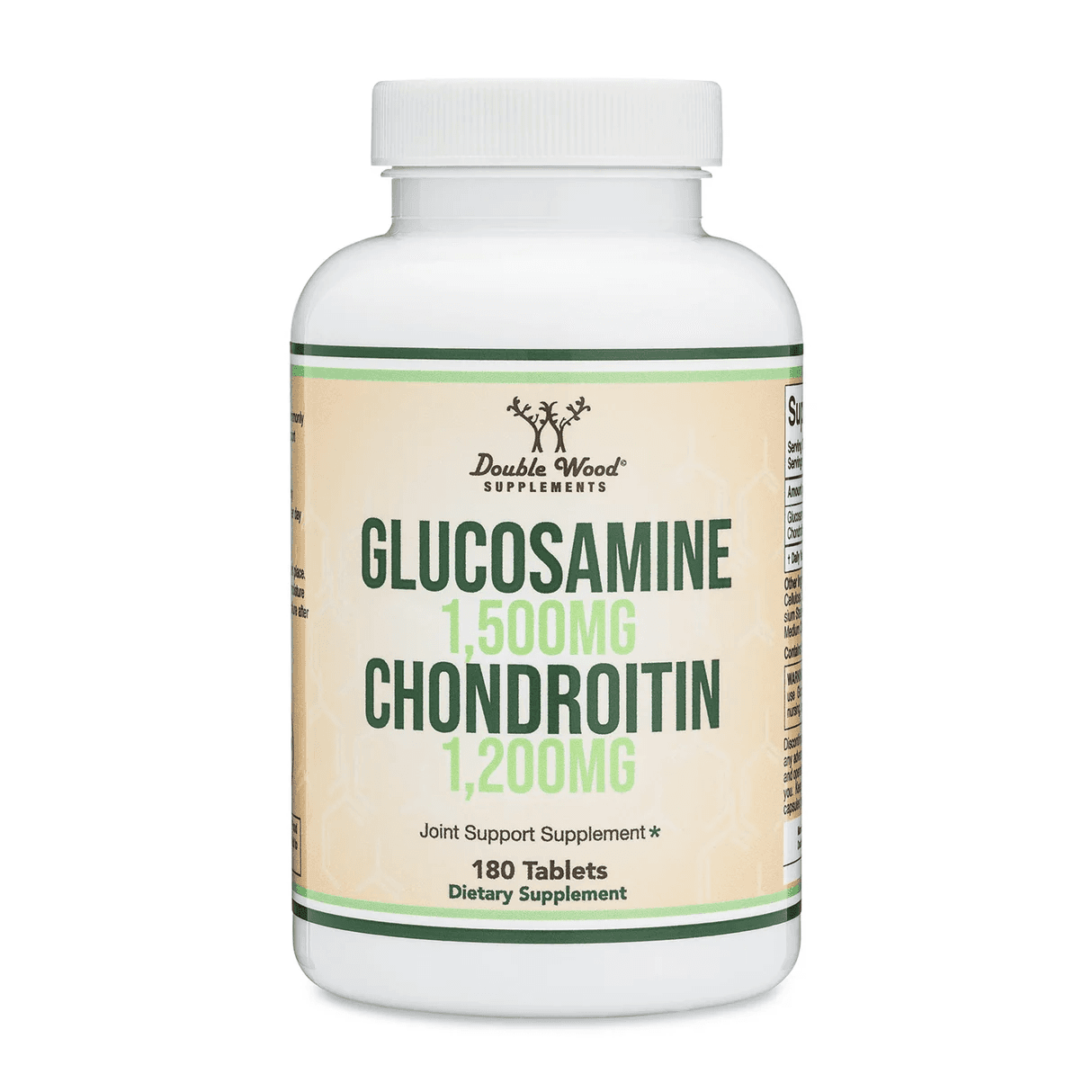 Глюкозамин и хондроитин, 180 таблеток, Double Wood, Glucosamine Chondroitin