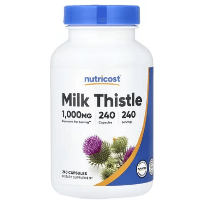 Расторопша 1000 мг 240 капсул Nutricost