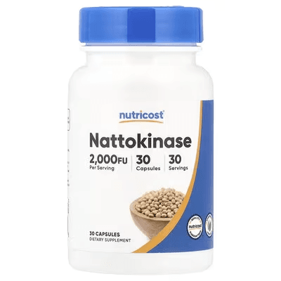 Наттокиназа 2000 FU 30 капсул Nutricost