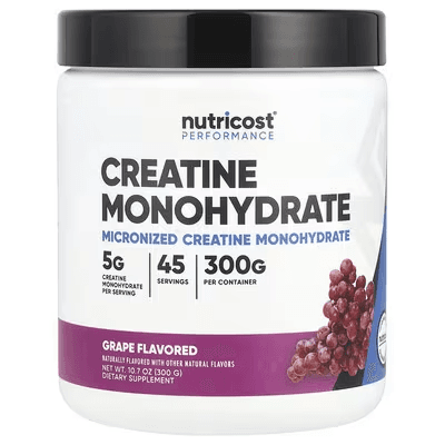 Креатин со вкусом винограда 300 г Nutricost