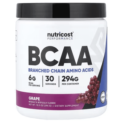 BCAA со вкусом винограда 294 г Nutricost