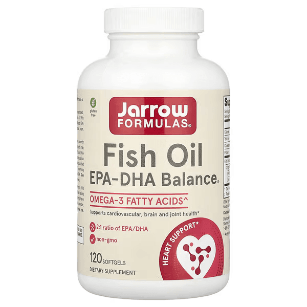 Омега-3 с ЭПК и ДГК, 120 капсул, Jarrow Formulas, Fish Oil EPA-DHA Balance